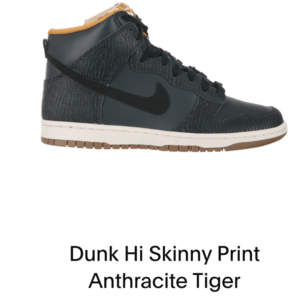 Nike Dunk Hi Skinny Print - Anthracite Tiger